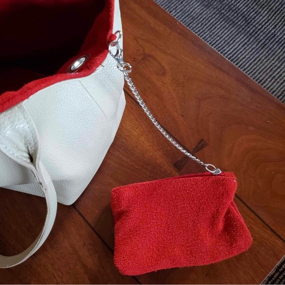 Creazioni In Pelle Genuine Leather Reversible Handbag Made In Italy - Picture 5 of 7